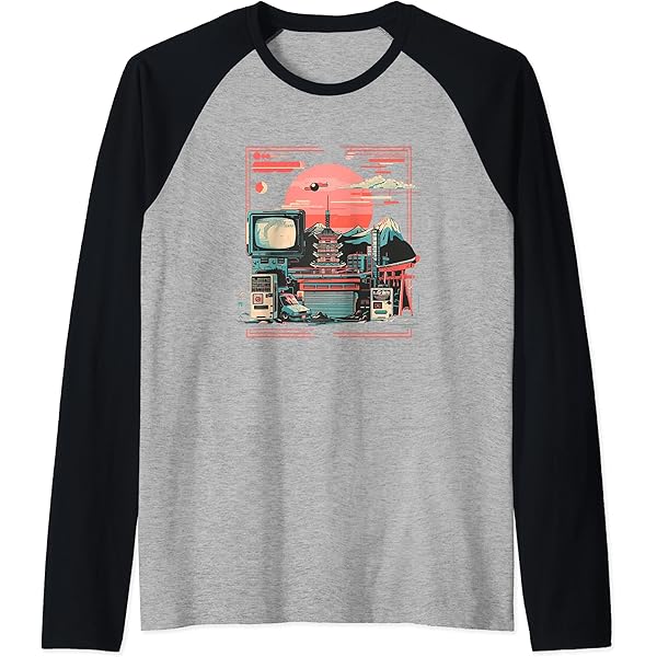 Amazon.com: Retro Tech Stack 80s Futurism Traditional Japanese